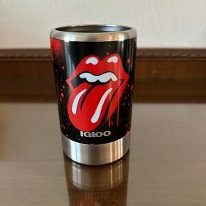 Igloo The Rolling Stones Can Sleeve Stainless Steel Insulated Cooler Hot Lips